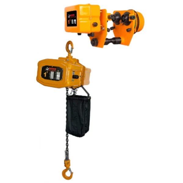 Electric Chain Hoist - Bison 1 Ton Single Phase Hoist - 21 ft/min - Image 2