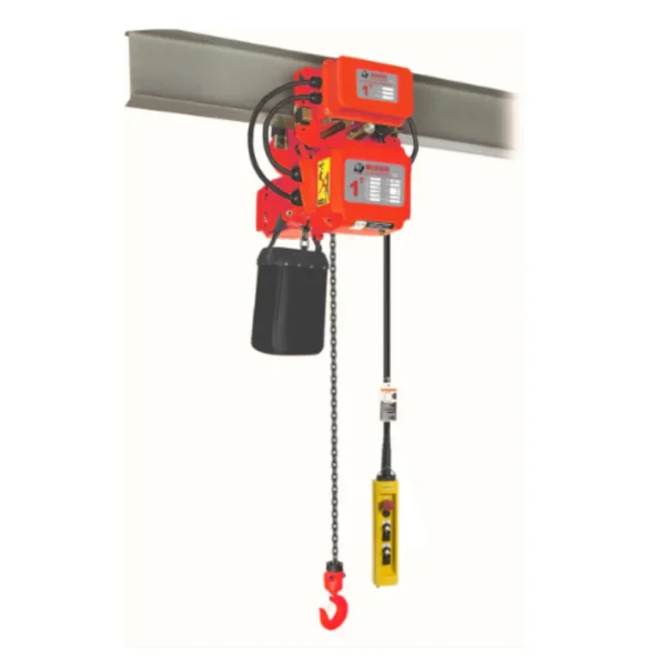 Electric Chain Hoist - Bison 1 Ton Three Phase Hoist - 26.9 ft/min - Image 2