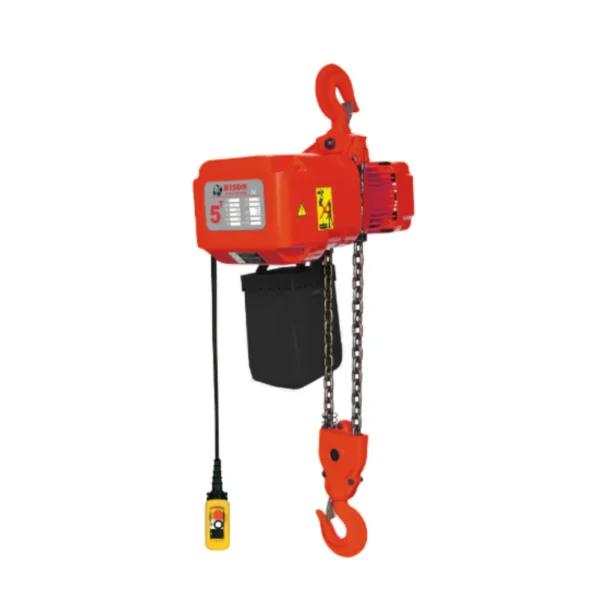 Electric Chain Hoist - Bison 5 Ton Three Phase Hoist - 10.82 ft/min