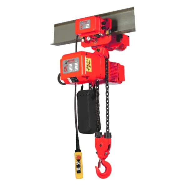 Electric Chain Hoist - Bison 5 Ton Three Phase Hoist - 10.82 ft/min - Image 2